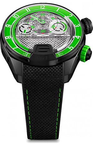 Review HYT H4 Green 512-TD-69-GF-RN Fake watch - Click Image to Close